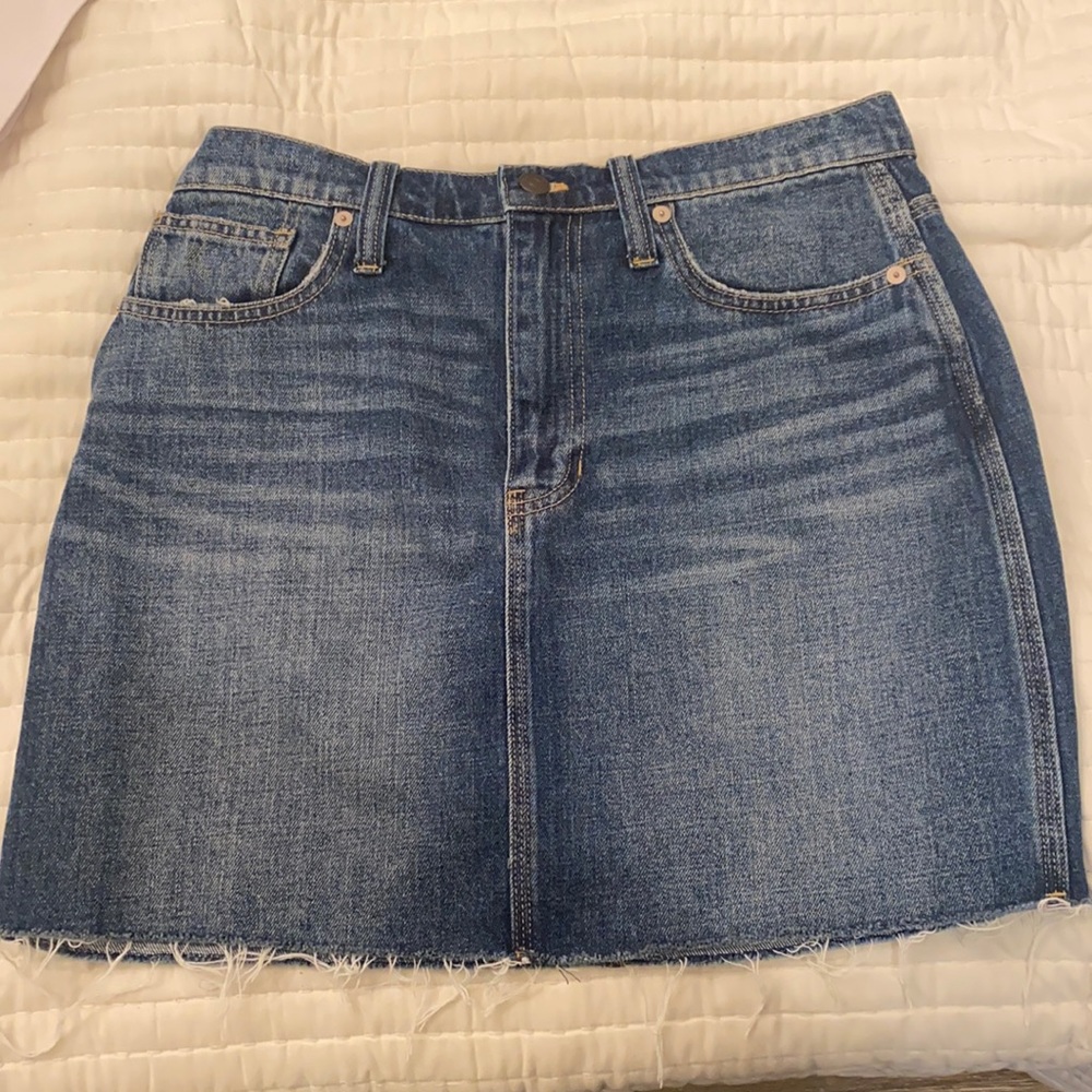 Madewell Denim Mini Skirt